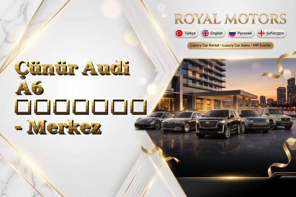 Çünür Audi A6 გაყიდვა - Merkez