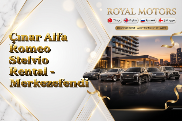Çınar Alfa Romeo Stelvio Rental - Merkezefendi