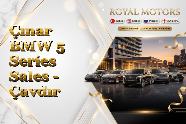 Çınar BMW 5 Series Sales - Çavdır