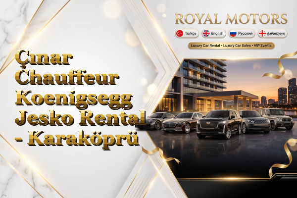 Çınar Chauffeur Koenigsegg Jesko Rental - Karaköprü