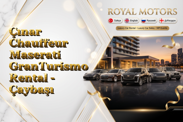 Çınar Chauffeur Maserati GranTurismo Rental - Çaybaşı
