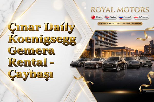 Çınar Daily Koenigsegg Gemera Rental - Çaybaşı