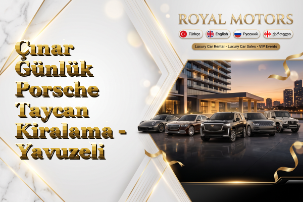 Çınar Günlük Porsche Taycan Kiralama - Yavuzeli
