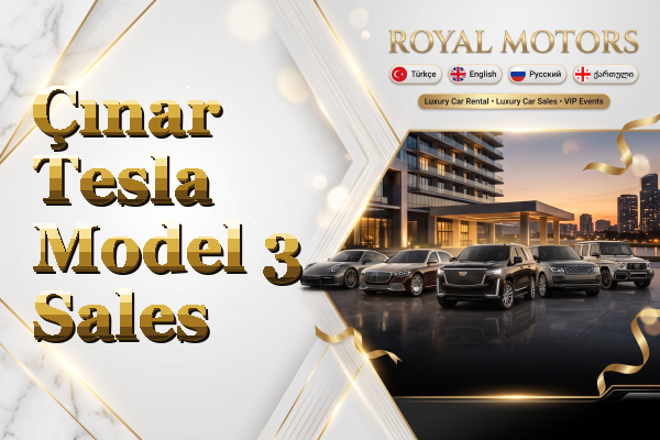 Çınar Tesla Model 3 Sales