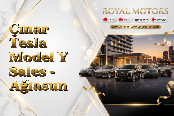 Çınar Tesla Model Y Sales - Ağlasun