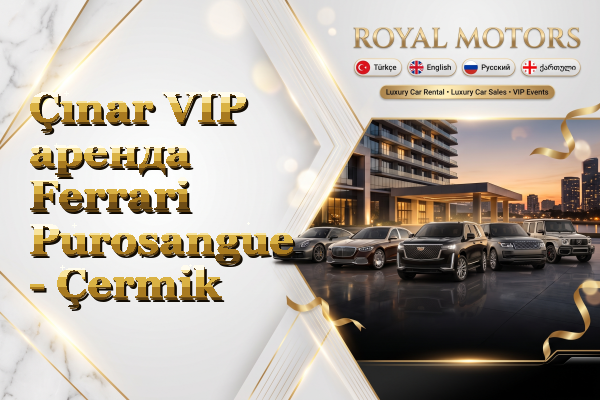 Çınar VIP аренда Ferrari Purosangue - Çermik