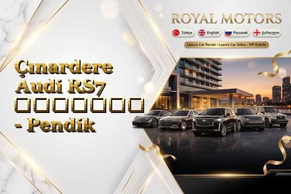 Çınardere Audi RS7 გაყიდვა - Pendik