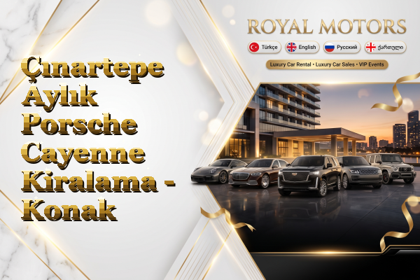 Çınartepe Aylık Porsche Cayenne Kiralama - Konak