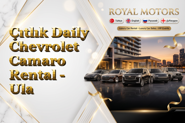 Çıtlık Daily Chevrolet Camaro Rental - Ula
