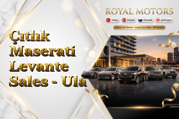 Çıtlık Maserati Levante Sales - Ula