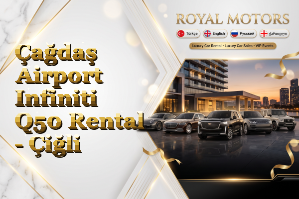 Çağdaş Airport Infiniti Q50 Rental - Çiğli