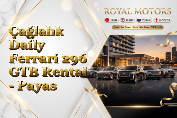 Çağlalık Daily Ferrari 296 GTB Rental - Payas