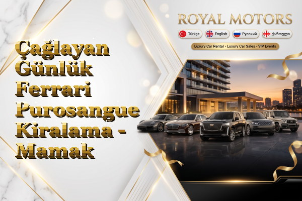 Çağlayan Günlük Ferrari Purosangue Kiralama - Mamak