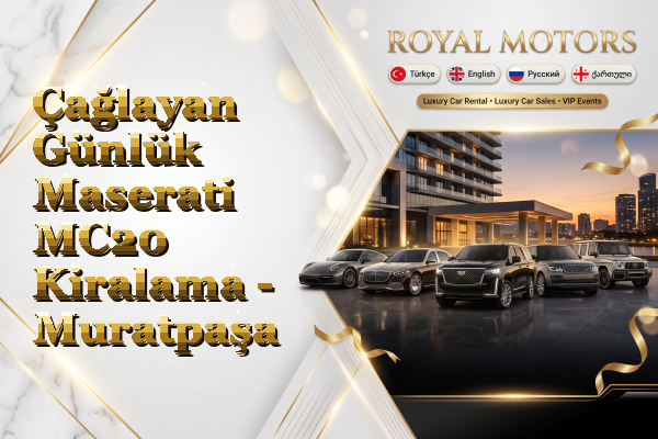 Çağlayan Günlük Maserati MC20 Kiralama - Muratpaşa