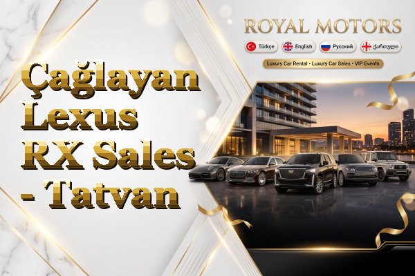 Çağlayan Lexus RX Sales - Tatvan