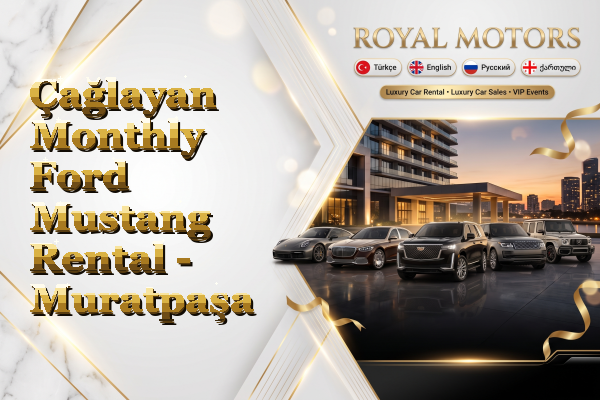 Çağlayan Monthly Ford Mustang Rental - Muratpaşa