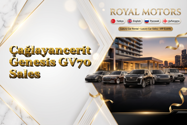 Çağlayancerit Genesis GV70 Sales