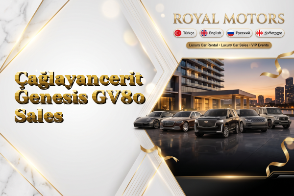 Çağlayancerit Genesis GV80 Sales