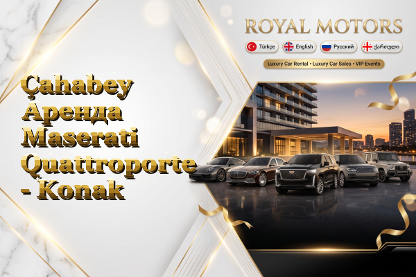 Çahabey Аренда Maserati Quattroporte - Konak