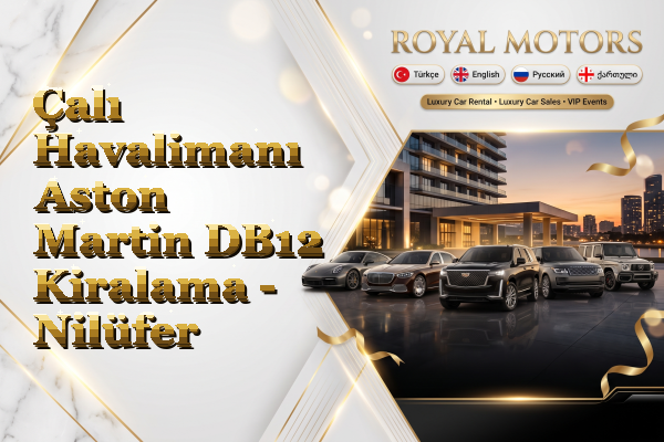 Çalı Havalimanı Aston Martin DB12 Kiralama - Nilüfer