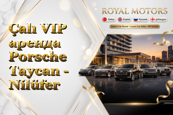 Çalı VIP аренда Porsche Taycan - Nilüfer