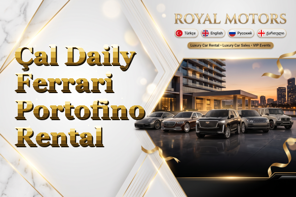 Çal Daily Ferrari Portofino Rental