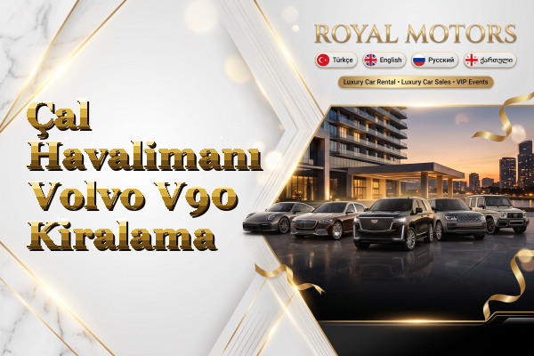 Çal Havalimanı Volvo V90 Kiralama