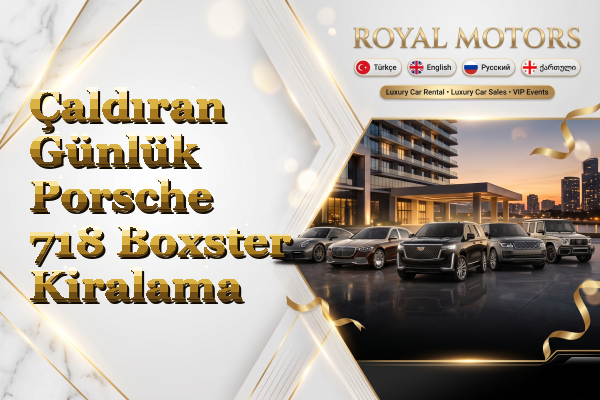 Çaldıran Günlük Porsche 718 Boxster Kiralama