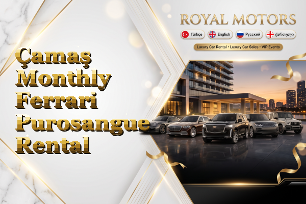Çamaş Monthly Ferrari Purosangue Rental