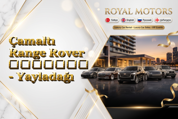 Çamaltı Range Rover გაყიდვა - Yayladağı