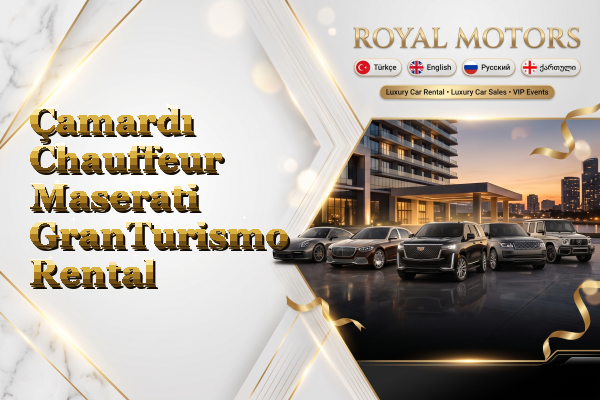 Çamardı Chauffeur Maserati GranTurismo Rental