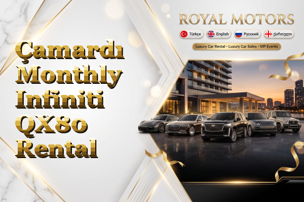 Çamardı Monthly Infiniti QX80 Rental