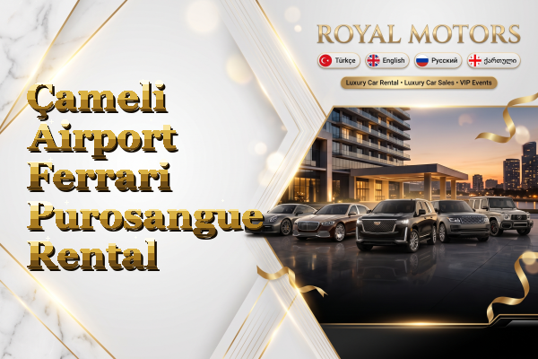 Çameli Airport Ferrari Purosangue Rental