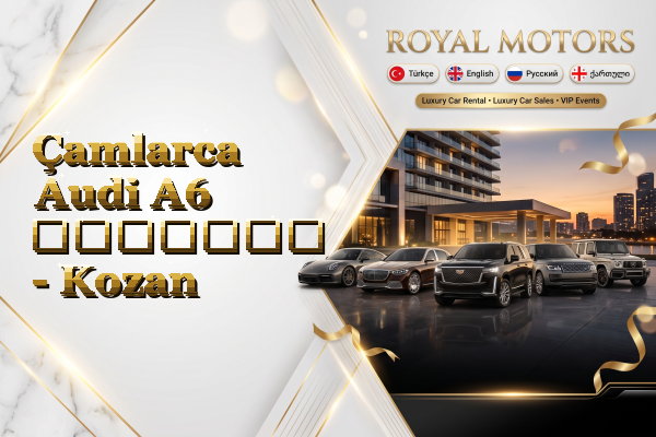 Çamlarca Audi A6 გაყიდვა - Kozan