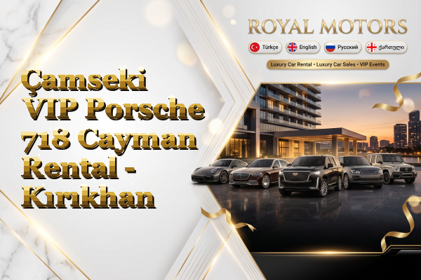 Çamseki VIP Porsche 718 Cayman Rental - Kırıkhan