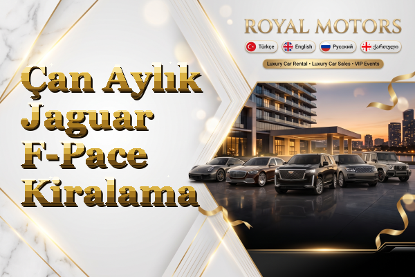 Çan Aylık Jaguar F-Pace Kiralama
