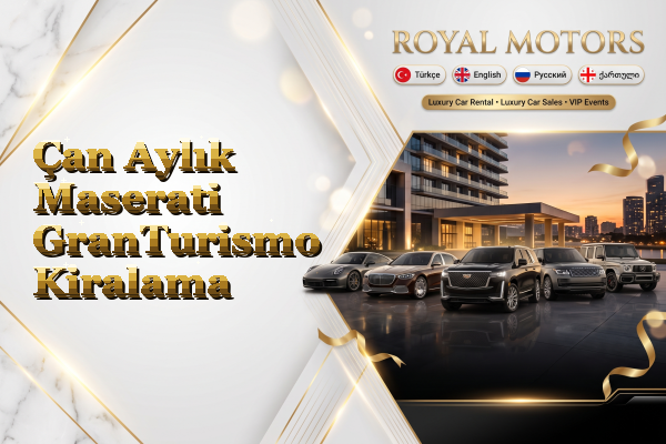 Çan Aylık Maserati GranTurismo Kiralama