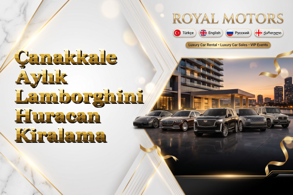 Çanakkale Aylık Lamborghini Huracan Kiralama