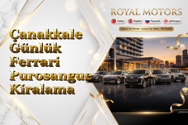 Çanakkale Günlük Ferrari Purosangue Kiralama