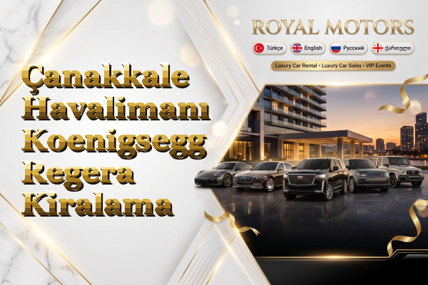 Çanakkale Havalimanı Koenigsegg Regera Kiralama