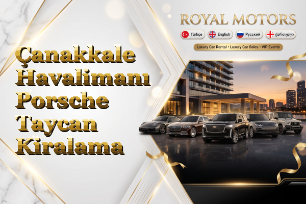 Çanakkale Havalimanı Porsche Taycan Kiralama