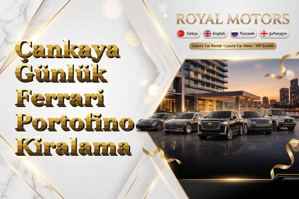 Çankaya Günlük Ferrari Portofino Kiralama