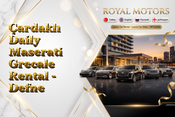 Çardaklı Daily Maserati Grecale Rental - Defne