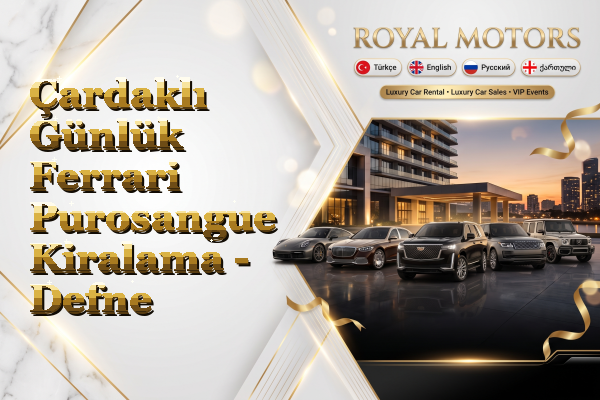 Çardaklı Günlük Ferrari Purosangue Kiralama - Defne