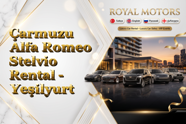 Çarmuzu Alfa Romeo Stelvio Rental - Yeşilyurt
