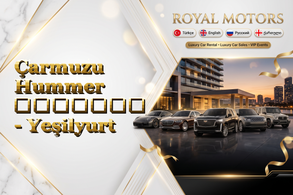 Çarmuzu Hummer გაყიდვა - Yeşilyurt