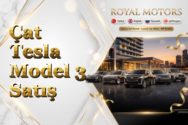 Çat Tesla Model 3 Satış