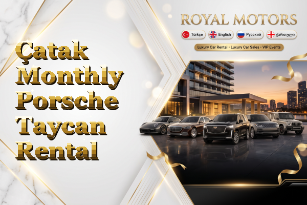 Çatak Monthly Porsche Taycan Rental