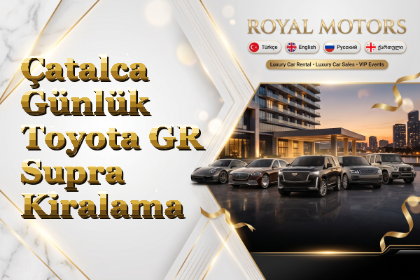 Çatalca Günlük Toyota GR Supra Kiralama