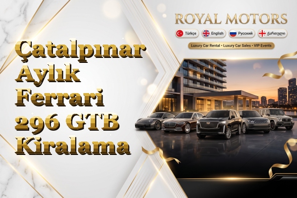 Çatalpınar Aylık Ferrari 296 GTB Kiralama